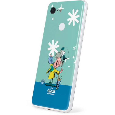 Disney Alice in Wonderland Mad Hatter Tea Party Google Pixel 3 Skin